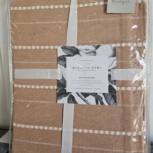 Magnolia Home Blush Natural Throw Blanket